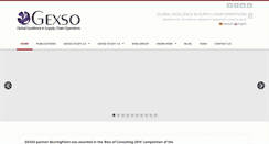 Desktop Screenshot of gexso.com